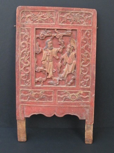 Ancien panneau bois - en,