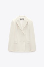 Blazer Zara blanc cassé