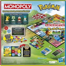 MONOPOLY POKEMON HASBRO FR NEW