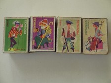4 anciennes boîtes d' allumettes 1960-1966 Provinces Grandes Lettres Seita philu