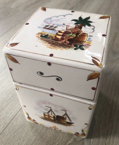 Boite porcelaine faience - boite,
