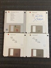4 disquettes Intallation OS 6.03 Apple Mac Macintosh SE 30