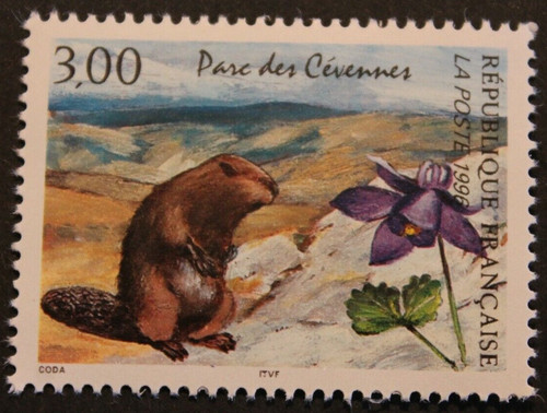 Timbre france parc des - -,