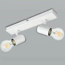 Plafonnier/Applique Murale Plafonnier 2 Spots Orientables et Pivotant Douille...