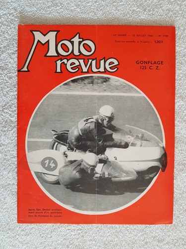 Moto revue 1700 7 1964 - n°1700, 18/7/1964
