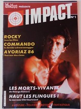 Impact Mad Movies Magazine N° 1 1986 Avoriaz Stallone Rocky Schwarzenegger