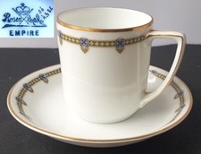 Service À Café Tasse + Soucoupe ROSENTHAL EMPIRE Vers 1930 N615