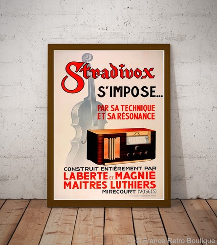 Affiche publicitaire vintage