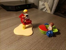Playmobil , pédalo et tape