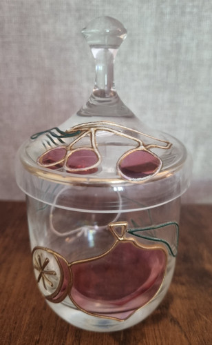 Sucrier verre style tiffany - sucrier,