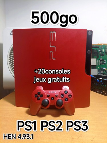 Playstation slim red - 3,