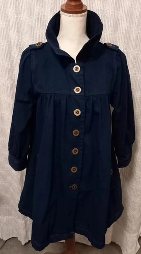 Veste jean longue - en,
