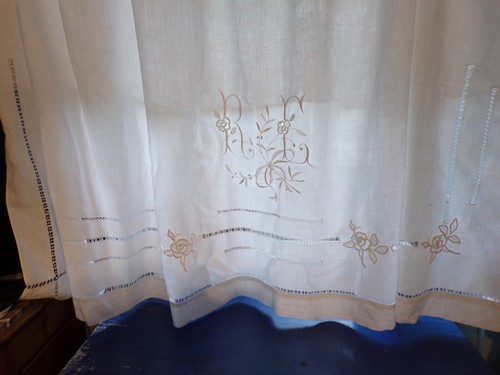 Haut drap ancien lin - haut, en