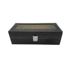 Boite montres simili cuir - boite,