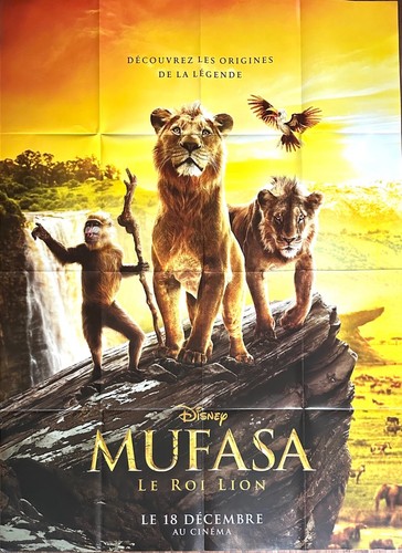 Affiche cinéma mufasa - -, le