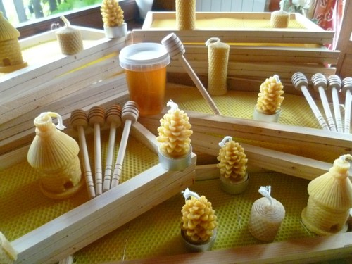 Cire abeille mini cuillère - , d'abeille