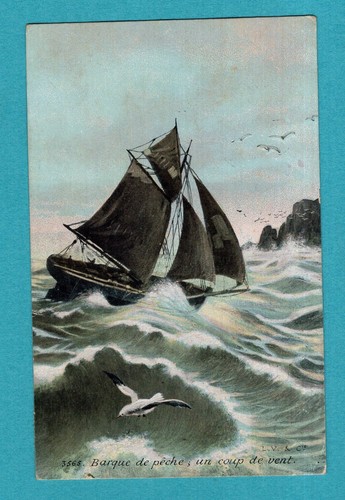 Bateau barque pêche un - bateau, ,