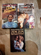 beau lot de  3  livres  ,broches de Monique BROSSARD LE GRAND en bon état