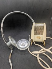 Ensemble Microphone Et Casque Vintage