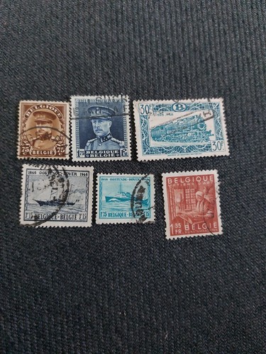 Belgique lot timbres - 6,