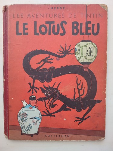 Tintin lotus bleu hergé - lotus,