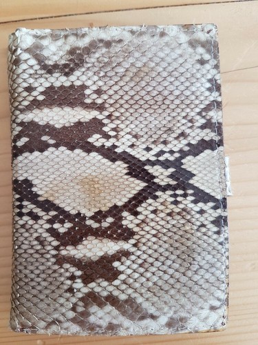 Portefeuille volets peau - portefeuille, en