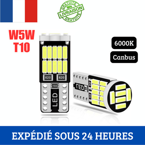 Ampoules led t10 w5w canbus - ampoules,