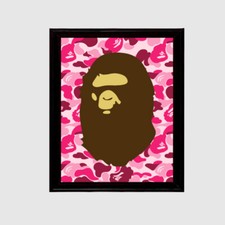 A BATHING APE BAPE PINK CAMO