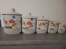 Série De 5 Pots A Épices En