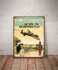 Plaque métal vintage Le vol