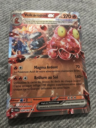 Carte pokémon volcaropod - pokémon, ex