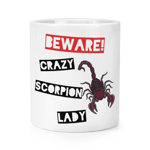 Attention fou scorpion femme - attention,