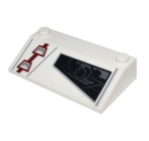 Lego part 58181pb06r slope - part,