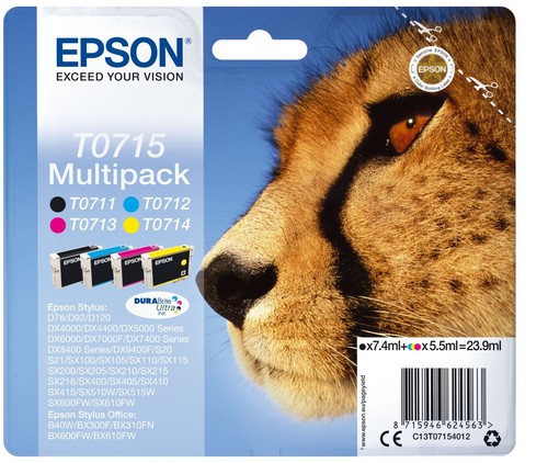 Epson t0715 multipack - -, noir