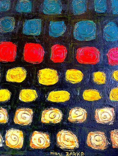 Tableau art brut abstrait - art,