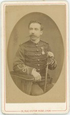 CDV militaire 1886. Chasseur
