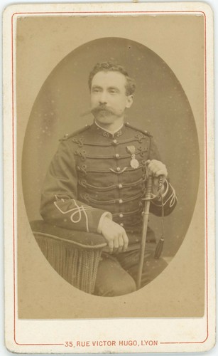 Cdv militaire 1886 chasseur - cdv,