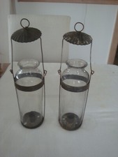 2 anciennes  lanternes biberon pour procession du 8 décembre