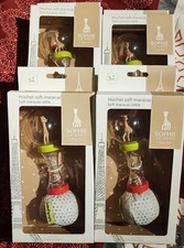 hochets Sophie la girafe collection il était une fois lot de 4 pièces