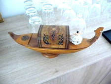 Vintage Porte cigarette Boite a musique Gondole danseuse