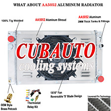 3 Rangées Radiateur Shroud Fan Pour PORSCHE 944 2.5L 2.7L NON-Turbo MT 83-1990