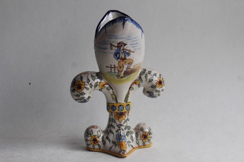 Ancien vase céramique - , fleur