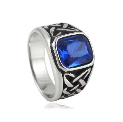 Bague homme chevalière acier - bague,