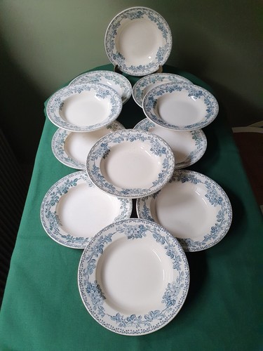 Assiettes creuses faïence - 11,