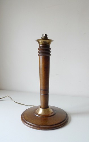 Grand lampe poser bois - lampe,