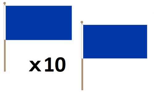 Drapeau unicolore bleu 45x30cm - unicolore,