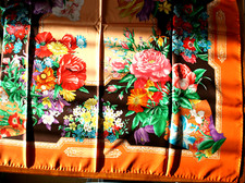 TAKADA (KENZO) foulard neuf SOIE 87x87cm silk scarf NEW condition, MADE IN ITALY