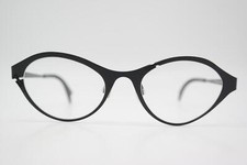 Lunettes Theo Belgium EYE WITNESS SE 190 Noir Ovale Monture Neuf
