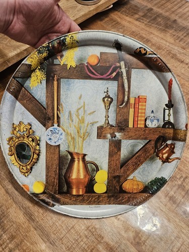 Ancien plateau metal - plateau,