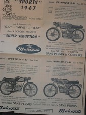 cyclomoteur MALAGUTI prospectus 1967